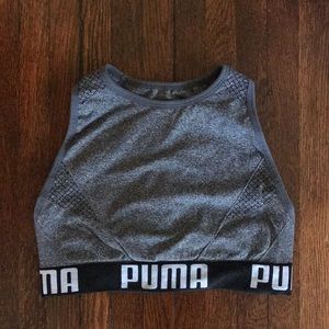 high-neck Puma sports bra